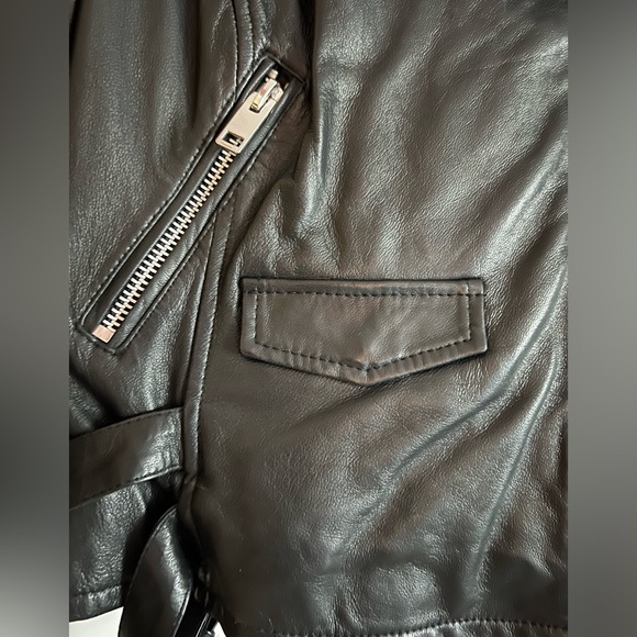 WALTER BAKER LEATHER JACKET, SIZE S, BLACK, PERFECT CONDITION, USED - Picture 8 of 9